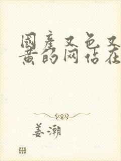 国产又色又爽又黄的网站在线