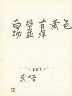 白带有黄色分泌物并痒