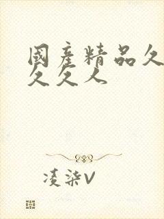 国产精品久久久久久人