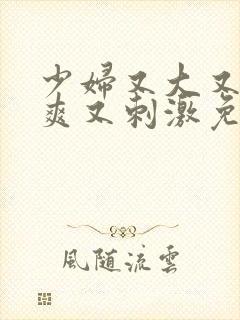 少妇又大又紧又爽又刺激免费视频