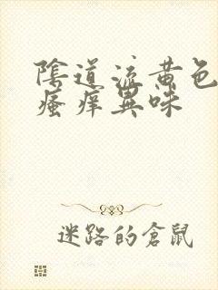 阴道流黄色白带瘙痒异味