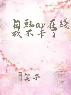 日韩av在线播放不卡了