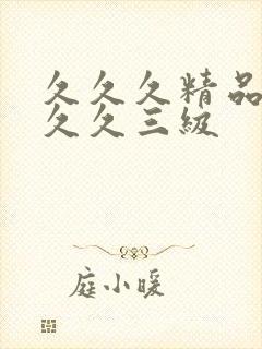 久久久精品久久久久三级