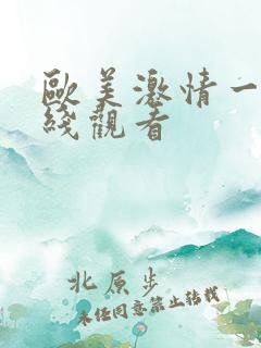 欧美激情一级在线观看