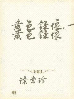 黄色录像,一级黄色录像