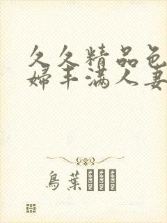 久久精品色妇熟妇丰满人妻5