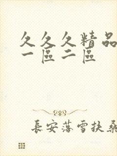 久久久精品人妻一区二区