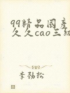 99精品国产热久久cao三级