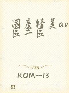 国产精美av一区二区