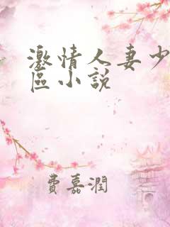 激情人妻少妇一区小说