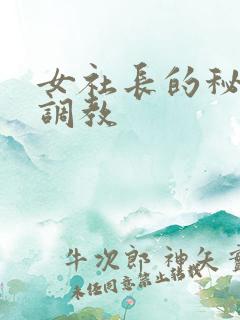 女社长的秘密奴调教