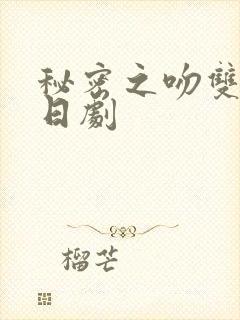 秘密之吻双男主日剧