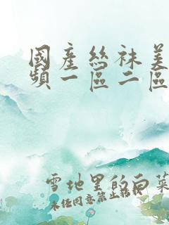 国产丝袜美女视频一区二区