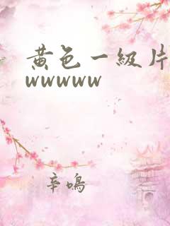 黄色一级片wwwwwww