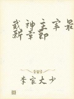 武神主宰最新更新章节