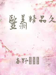 欧美精品久久久亚洲