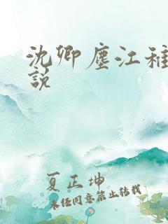 沈卿尘江稚的小说