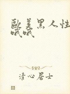 欧美黑人性插插哦哦