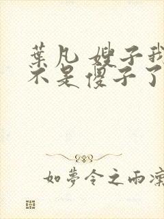 叶凡 嫂子我真不是傻子了