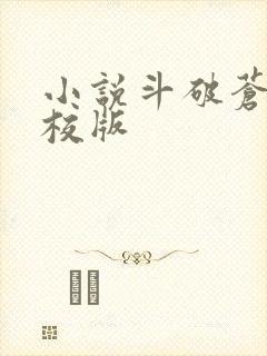 小说斗破苍穹精校版