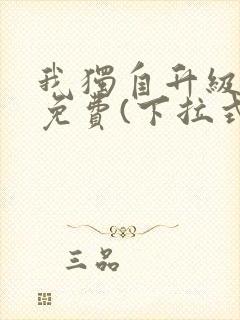 我独自升级漫画免费(下拉式)