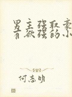 男主强取豪夺占有欲强的小说