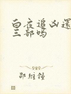 白夜追凶还有第三部吗