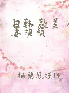 日韩 欧美 人妻视频