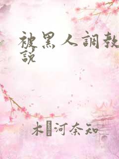 被黑人调教的小说