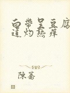 白带呈豆腐渣阴道灼热痒