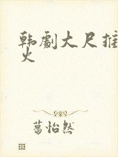 韩剧大尺推荐最火