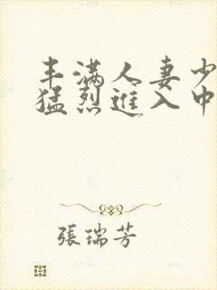 丰满人妻少妇被猛烈进入中文字幕