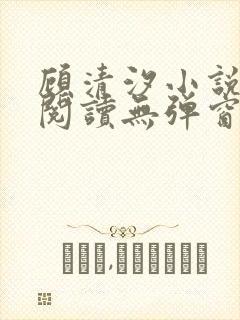 顾清汐小说免费阅读无弹窗