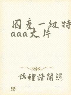 国产一级特黄aaaa大片