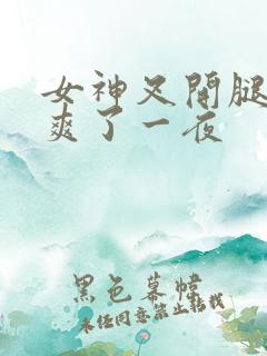 女神叉开腿让我爽了一夜
