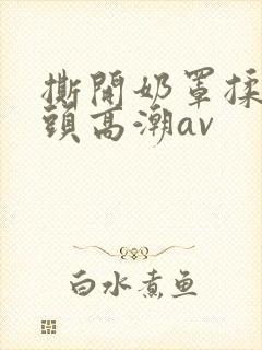 撕开奶罩揉吮奶头高潮av