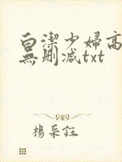 白洁少妇高校长无删减txt