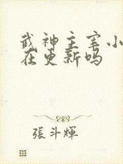 武神主宰小说还在更新吗