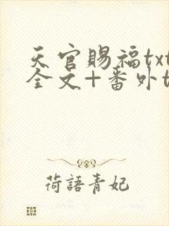 天官赐福txt全文+番外txt下载