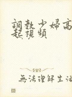 调教少妇高潮迭起视频