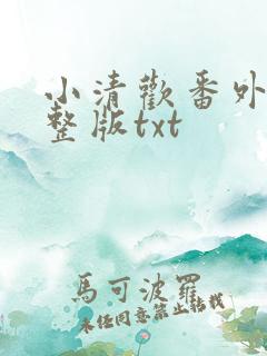 小清欢番外篇完整版txt