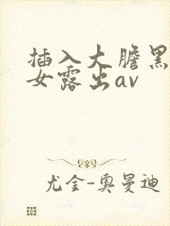 插入大胆黑丝熟女露出av
