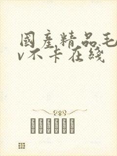 国产精品毛片av不卡在线