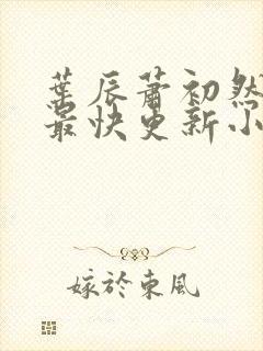 叶辰萧初然最新最快更新小说