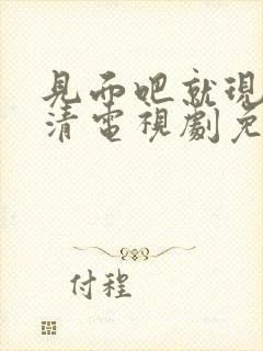 见面吧就现在高清电视剧免费观看完整版