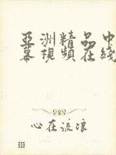 亚洲精品中文字幕视频在线观看