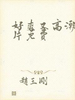 好爽又高潮了毛片免费