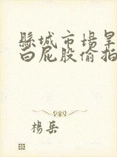 县城市场旱厕大白屁股偷拍