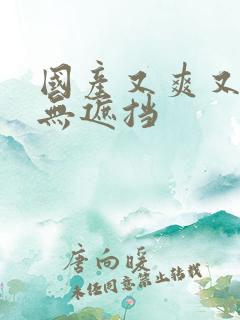 国产又爽又黄又无遮挡