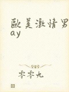 欧美激情男同gay